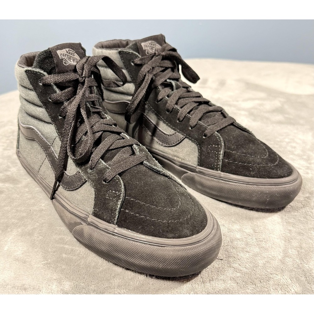 Vans Sk8-Hi Vansguard Shoes Mens Size 8.5 Black High Top Skate Sneakers - Picture 4 of 16